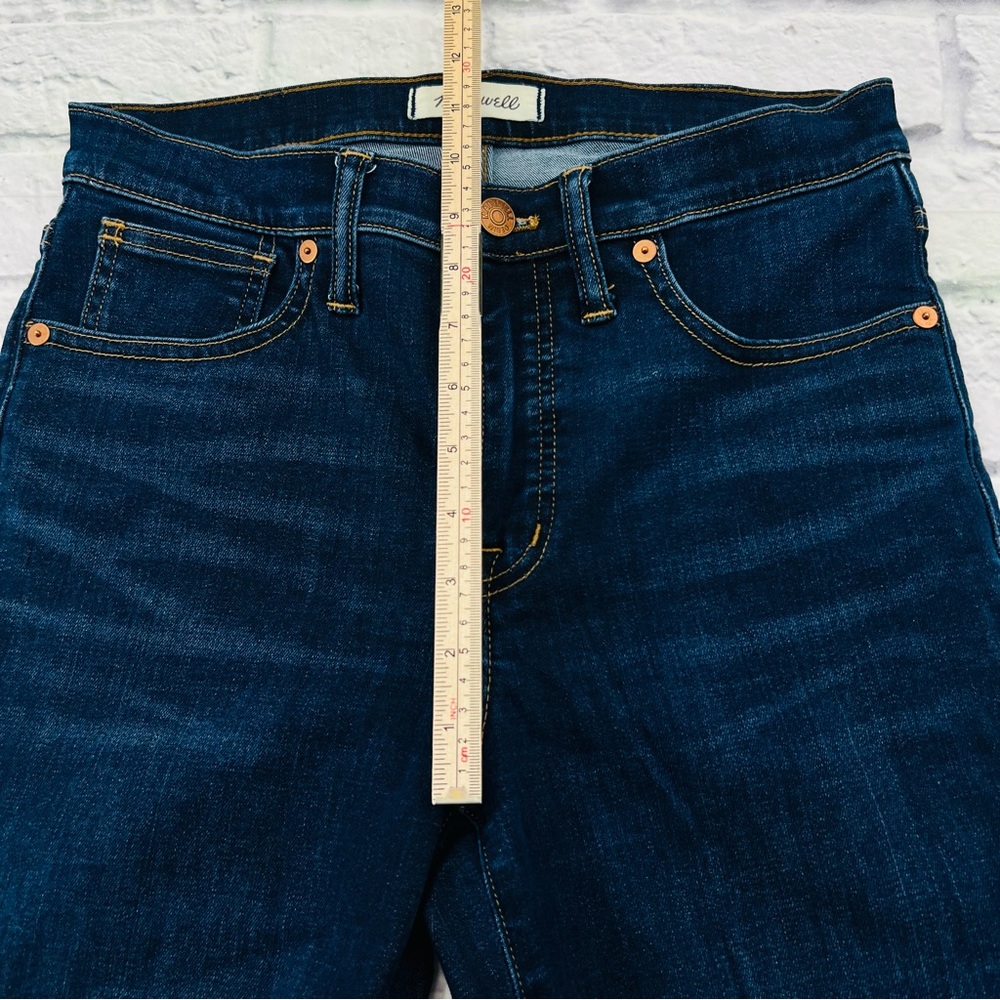 Madewell Women's 9" Mid Rise Skinny Jeans Size 27 Dark Wash Stretch - Picture 10 of 12